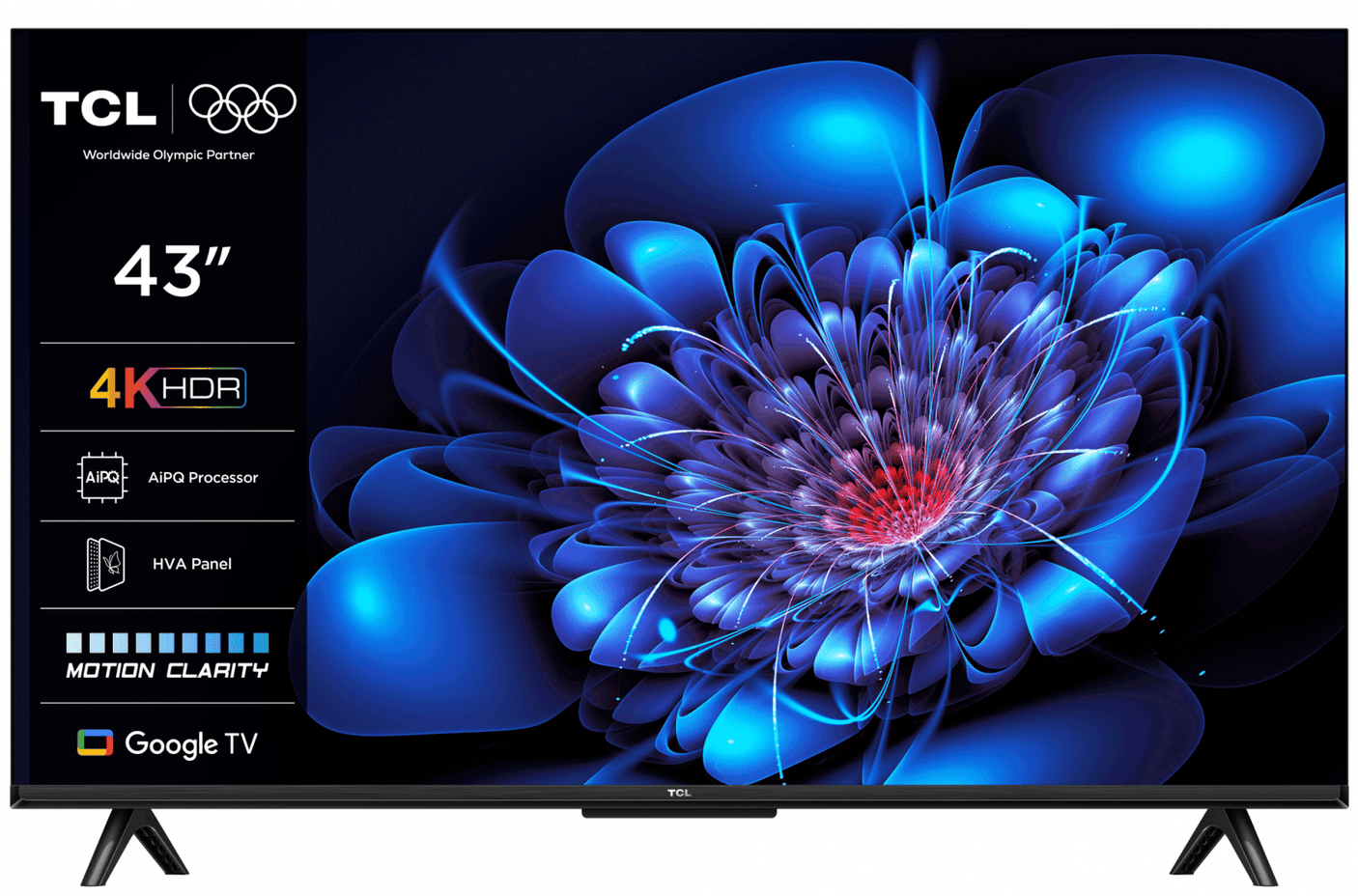 TCL Televizoare Televizor LED TCL 43P69K, 109 cm, 4K, Smart Google TV
