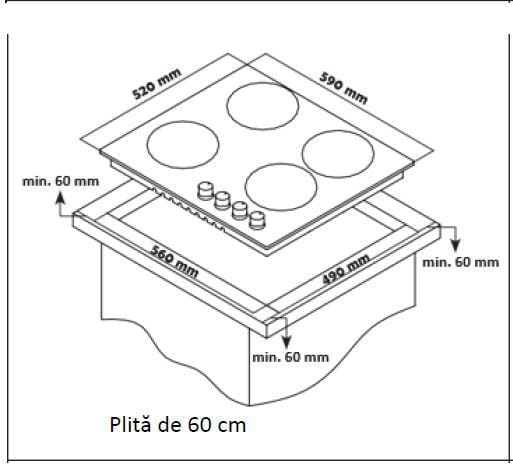 HEINNER PLITA INCORPORABILA HEINNER HBH-S584WI-GBK