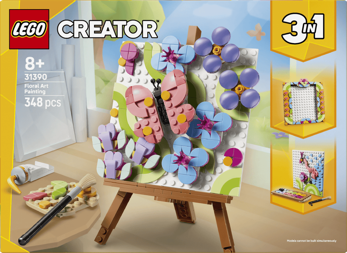 Lego Jucării Set Constructie LEGO Botanicals 31390 | Tablou Decorativ cu Arta Florala
