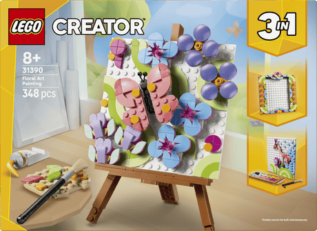 Lego Jucării Set Constructie LEGO Botanicals 31390 | Tablou Decorativ cu Arta Florala