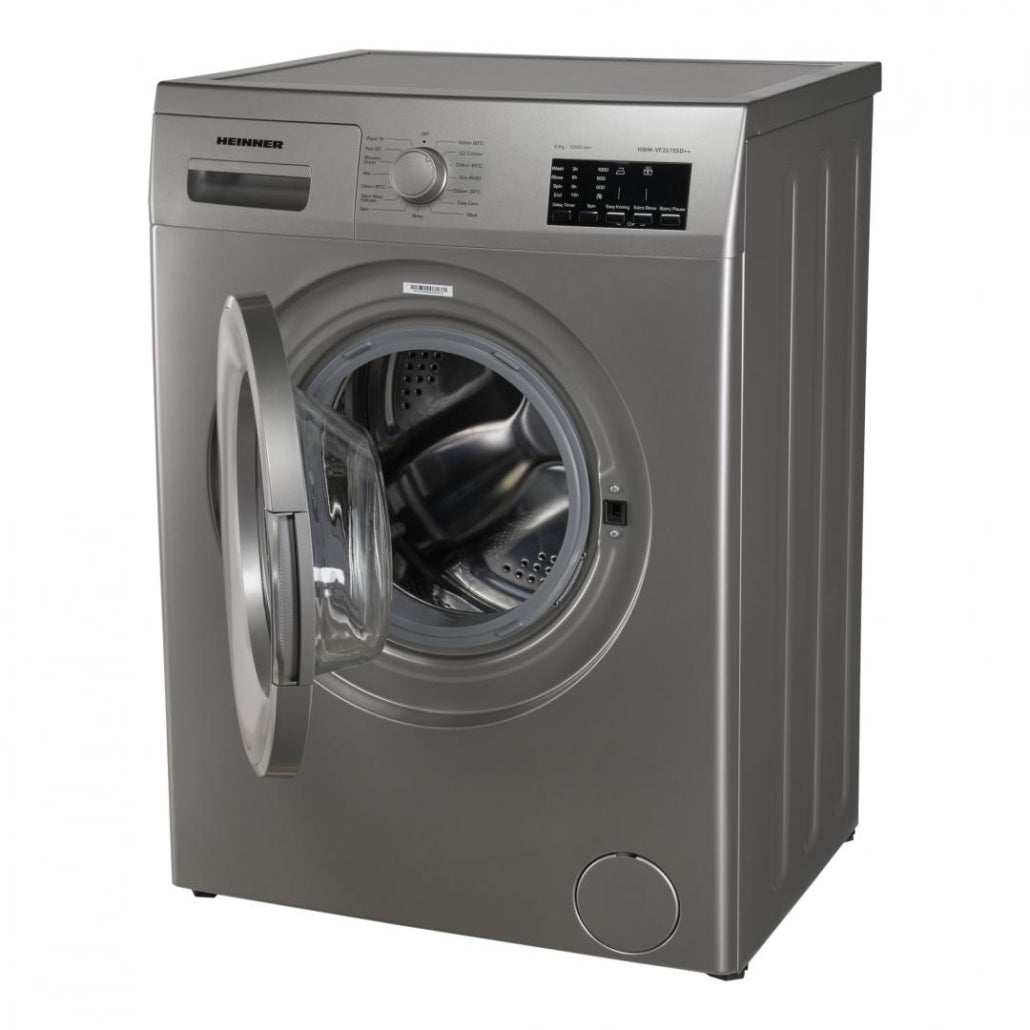 [RESIGILAT] Masina de spalat rufe Heinner HWM-VF2610SD++ | 6kg, 1000RPM, Clasa D, Alb, 59.7x49.7x84.5cm