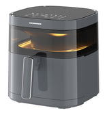 Heinner Air Fryer Air Fryer Heinner HAF-B6GRY17LG | 6L, 1700W, DualHeat, Negru/Gri