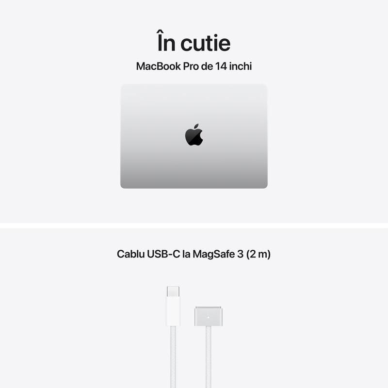 APPLE MacBook Pro 14.2"/Apple M5 (CPU 10-core, GPU 10-core, Neural Engine 16-core)/32GB/2TB - Silver - INT KB (No Adapter) - 2025 (Cto from MDE64RO/A)