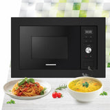 Heinner Cuptor microunde [RESIGILAT] Cuptor Microunde Incorporabil Heinner HMW-MDBI28GDBK | 28L, 900W, Grill 1000W, Digital