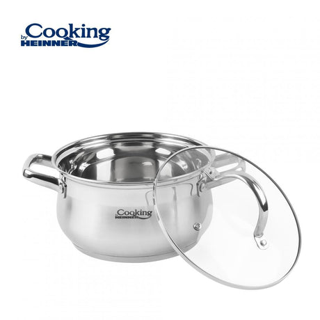 Heinner Oala Oala Cooking by Heinner HR-MSF-047 | Inox, 4.7L, 22cm, Cu Capac