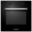 Heinner Cuptor incorporabil Cuptor Incorporabil Heinner HBO-M654G-GBK | 65L, Gaz, 5 Functii, Grill Electric, Negru, 59.5x57x59.5cm