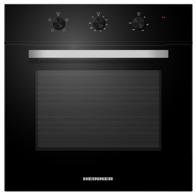 Heinner Cuptor incorporabil Cuptor Incorporabil Heinner HBO-M654G-GBK | 65L, Gaz, 5 Functii, Grill Electric, Negru, 59.5x57x59.5cm