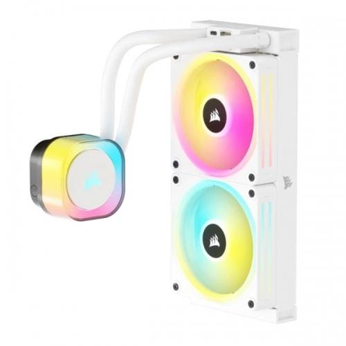 Corsair Cooler procesor Cooler Procesor Corsair H100i CW-9061005-WW | RGB Elite, 240mm, Alb