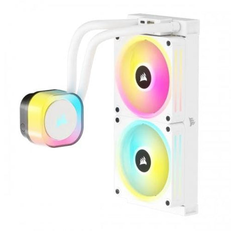 Corsair Cooler procesor Cooler Procesor Corsair H100i CW-9061005-WW | RGB Elite, 240mm, Alb