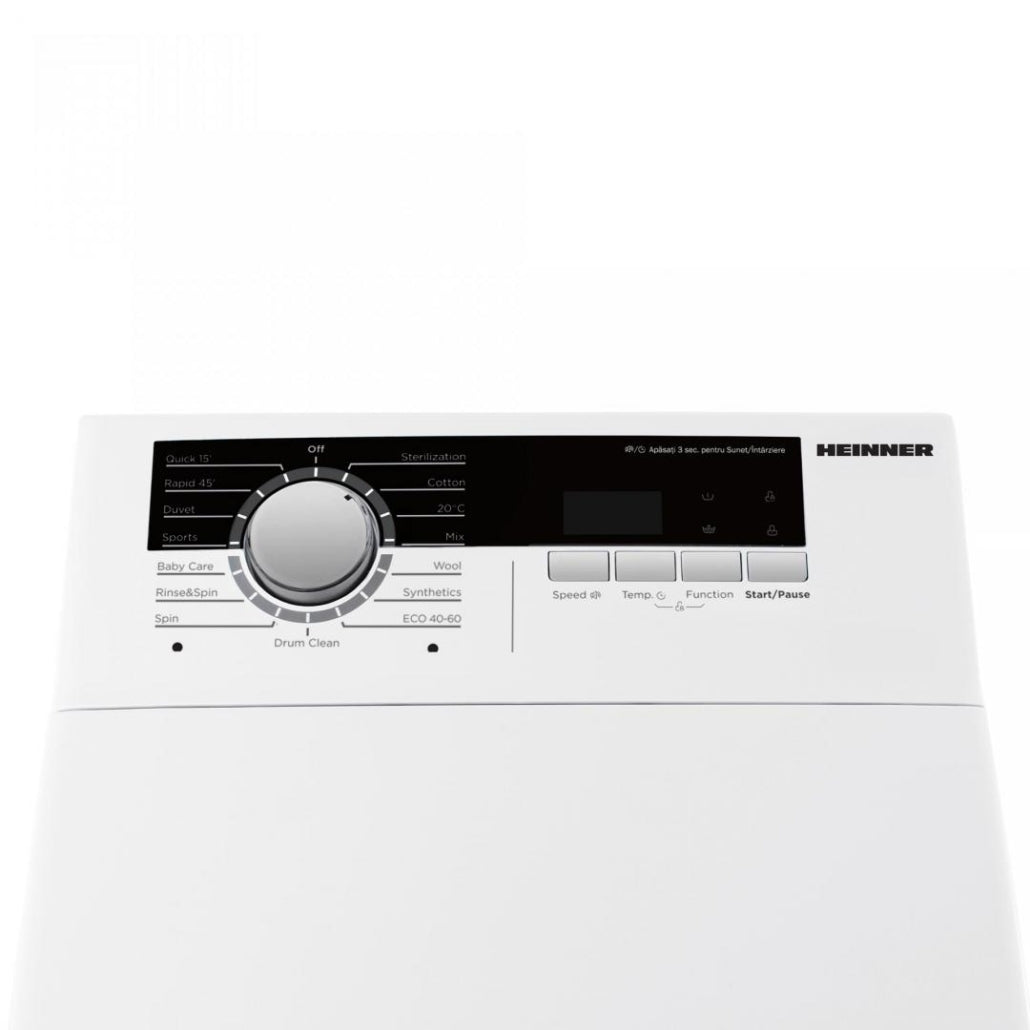 [RESIGILAT] Masina de spalat rufe Heinner HWM-TL8013IVA++ | 8kg, 1300RPM, Inverter, Clasa A