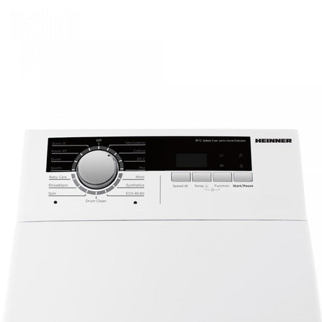 Heinner Masina de spalat rufe verticala Masina de spalat rufe verticala Heinner HWM-TL8013IVA++ | 8kg, 1300RPM, A++, Alb