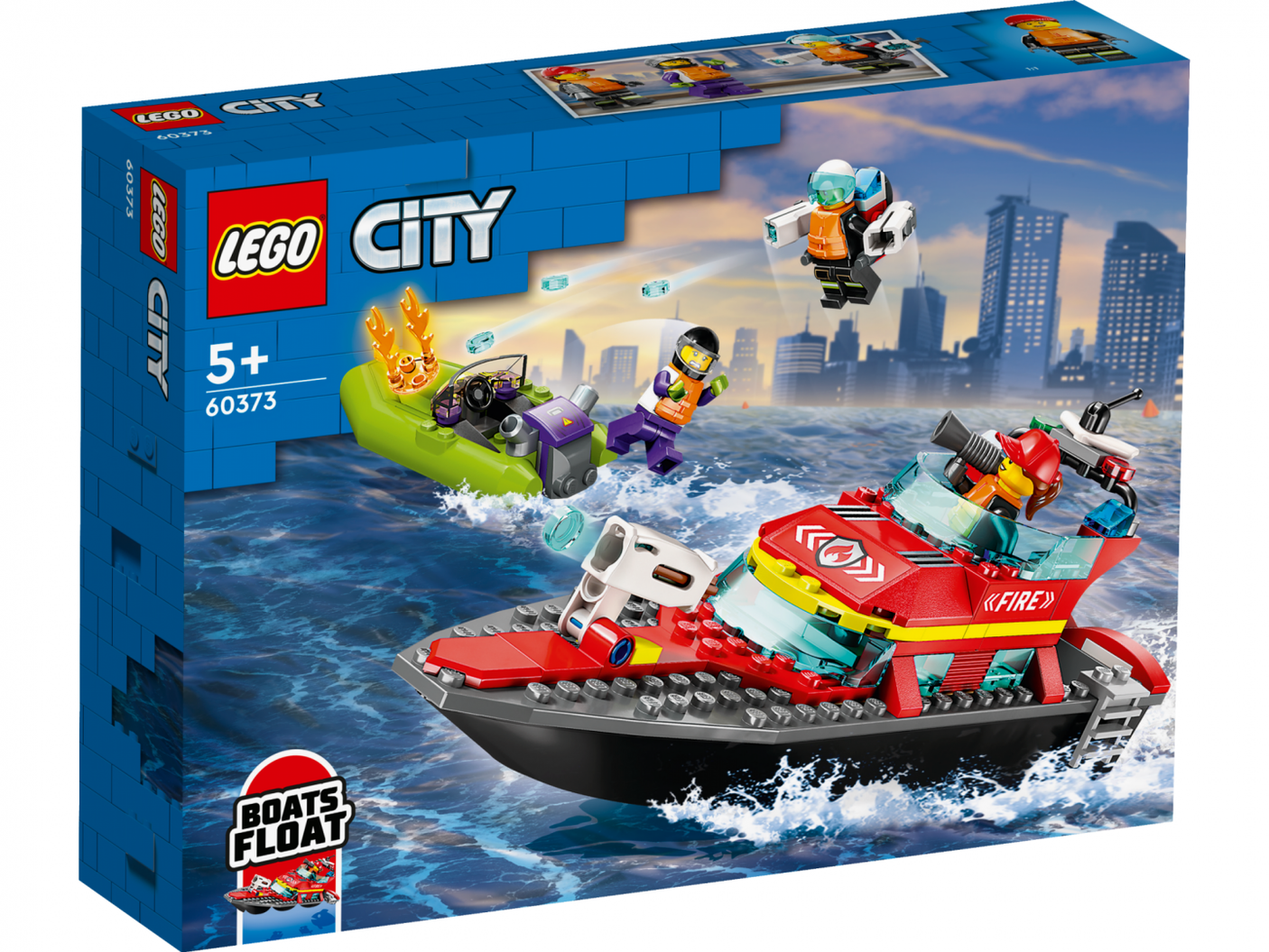 60373 Barca de Salvare A Pompierilor — LEGO