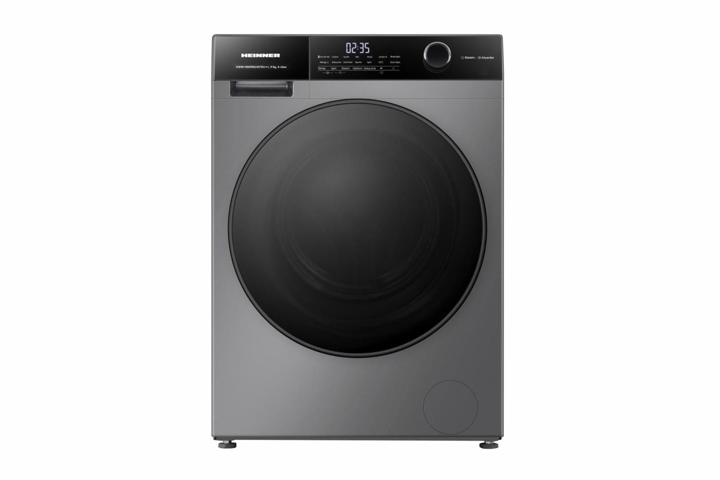Heinner Masina de spalat rufe Masina de spalat rufe Heinner HWM-HMK9014IVTA+++ | 9kg, 1400RPM, Clasa A+++, Inverter, Alb, 60x61x85cm