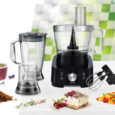 Heinner Robot de bucatarie Robot de Bucatarie Heinner HFP-1000BK | 1000W, Bol 5L, 6 Viteze, Negru
