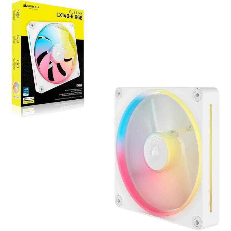 Corsair Accesoriu PC Ventilator Carcasa CORSAIR iCUE LINK LX140-R RGB CO-9051055-WW | 140mm, RGB, Alb
