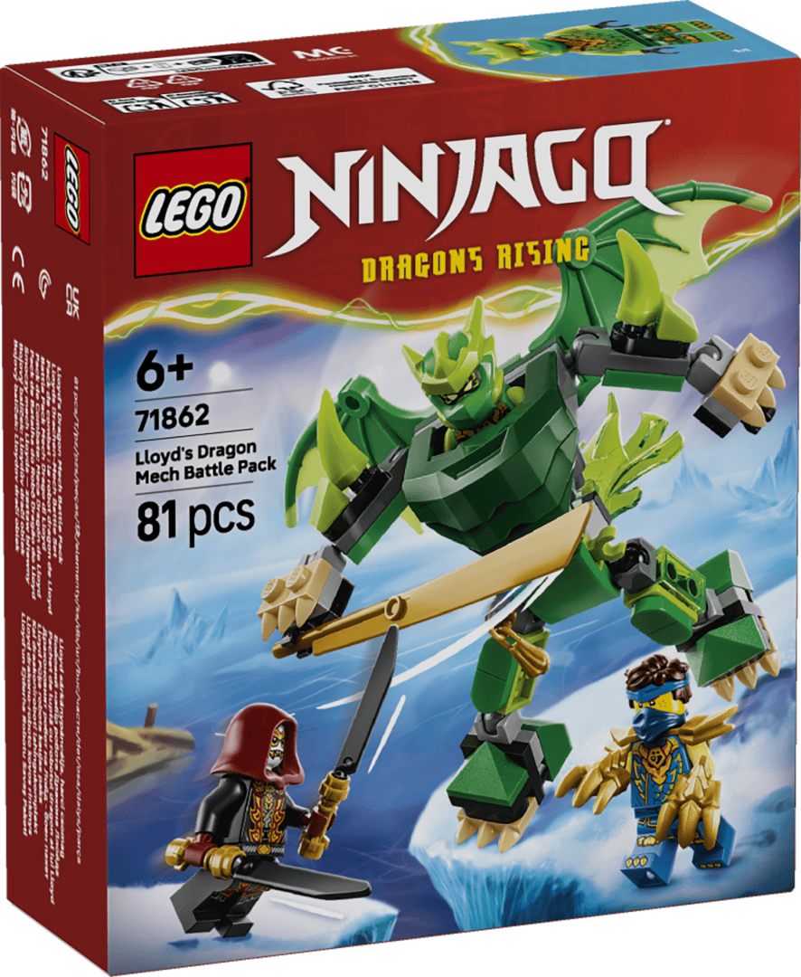Lego Jucării Set Constructie LEGO NINJAGO 71862 | Pachet de Lupta cu Robotul Dragon al lui Lloyd
