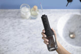 Philips Irigator bucal PHILIPS Sonicare Cordless Power Flosser 3000 HX3826/33, Tehnologie QuadStream, Portabil, 2 moduri de curatare, 3 niveluri de intensitate, 2 x capete de curatare si 1 x husa transport, N