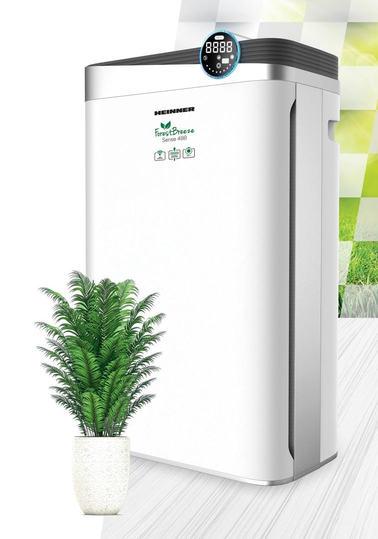 Heinner Purificator Purificator De Aer Heinner HPA-488WIFI | WiFi, Filtru HEPA, Ionizator, Control App