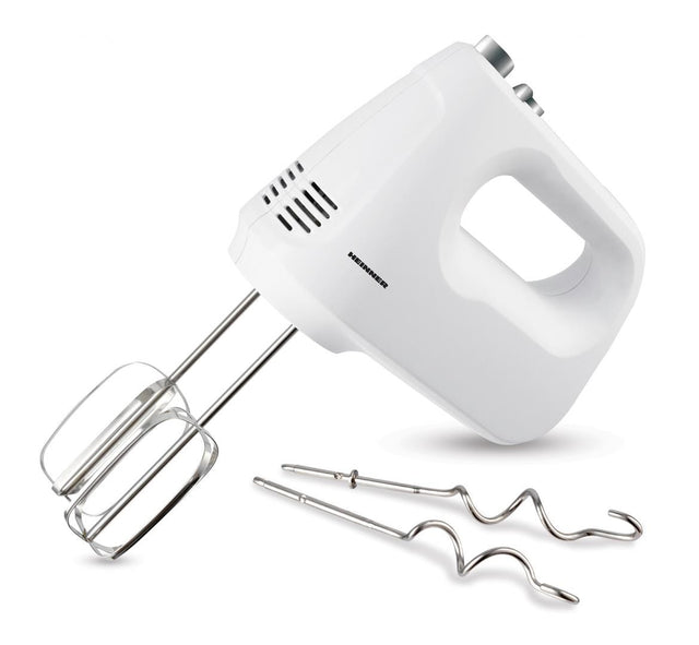 Heinner Mixer Mixer De Mana Heinner HM-250WHSL | 250W, 5 Viteze, Alb/Argintiu