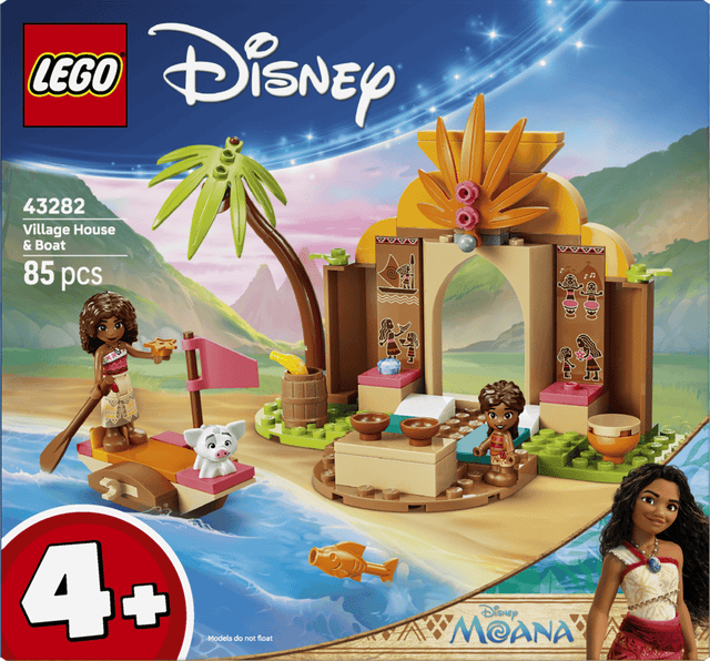 Lego Jucării Set Constructie LEGO 43282 | Casa Traditionala si Barcuta