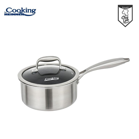 Heinner Caserola Caserola Heinner HR-MRK-18 | 18cm, 2L, Inox, 3 Straturi, Capac Sticla