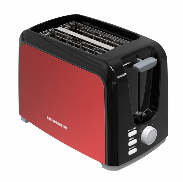 Heinner Prajitor de paine Prajitor de Paine Heinner HTP-700BKRD | 700W, 2 Felii, Negru-Rosu