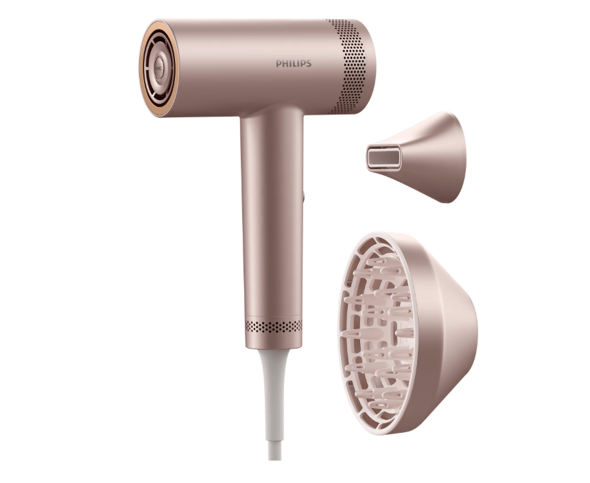 Philips Uscator de par Uscator de par Philips BHD837/10 | 1400W, 3 viteze, 4 trepte temperatura, ThermoShield Advanced, Roz