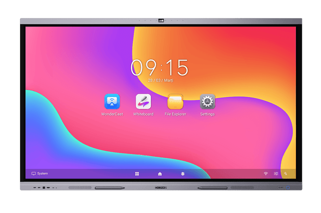 Horizon Tabla interactiva Ecran Interactiv Horizon ID65HZA3B1/C | 65", 4K, Android 13