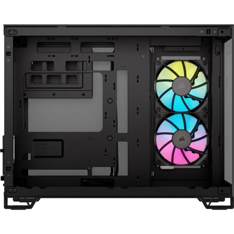 Corsair Carcasa PC Carcasa CORSAIR iCUE LINK 2500X CC-9011267-WW | Micro ATX, Dual Chamber, Negru