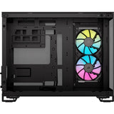 Corsair Carcasa PC Carcasa CORSAIR iCUE LINK 2500X CC-9011267-WW | Micro ATX, Dual Chamber, Negru