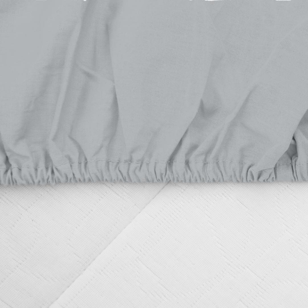 Heinner Cearceaf cu elastic Cearceaf Pat Cu Elastic Heinner HR-SHEET90-GRY | 90x200 cm, Gri