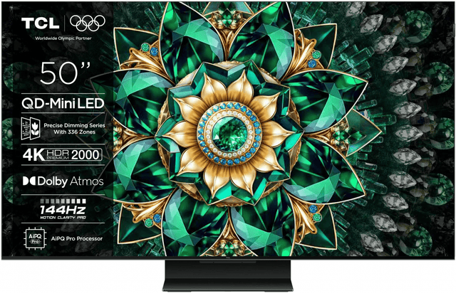 TCL Televizoare Televizor TCL 50Q7C | 126cm, 4K, Mini LED, 144Hz, Google TV