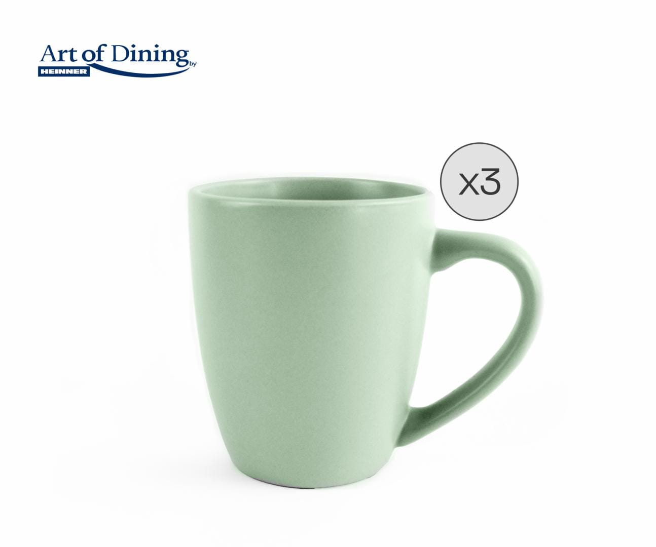 Heinner Set cani Set Cani Heinner HR-WDF-Y3543 | 3 Bucati, Ceramica, 354ml, Yvonne