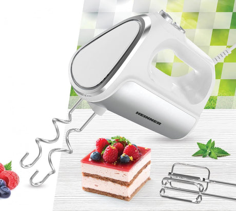 Heinner Mixer Mixer De Mana Heinner HM-DC800WH | 800W, Alb, 5 Viteze, Turbo