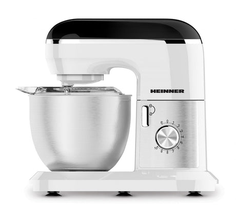 Heinner Mixer Mixer Planetar Heinner HPM-1010WHBK | 1010W, 5.5L, 6 Viteze, Alb-Negru
