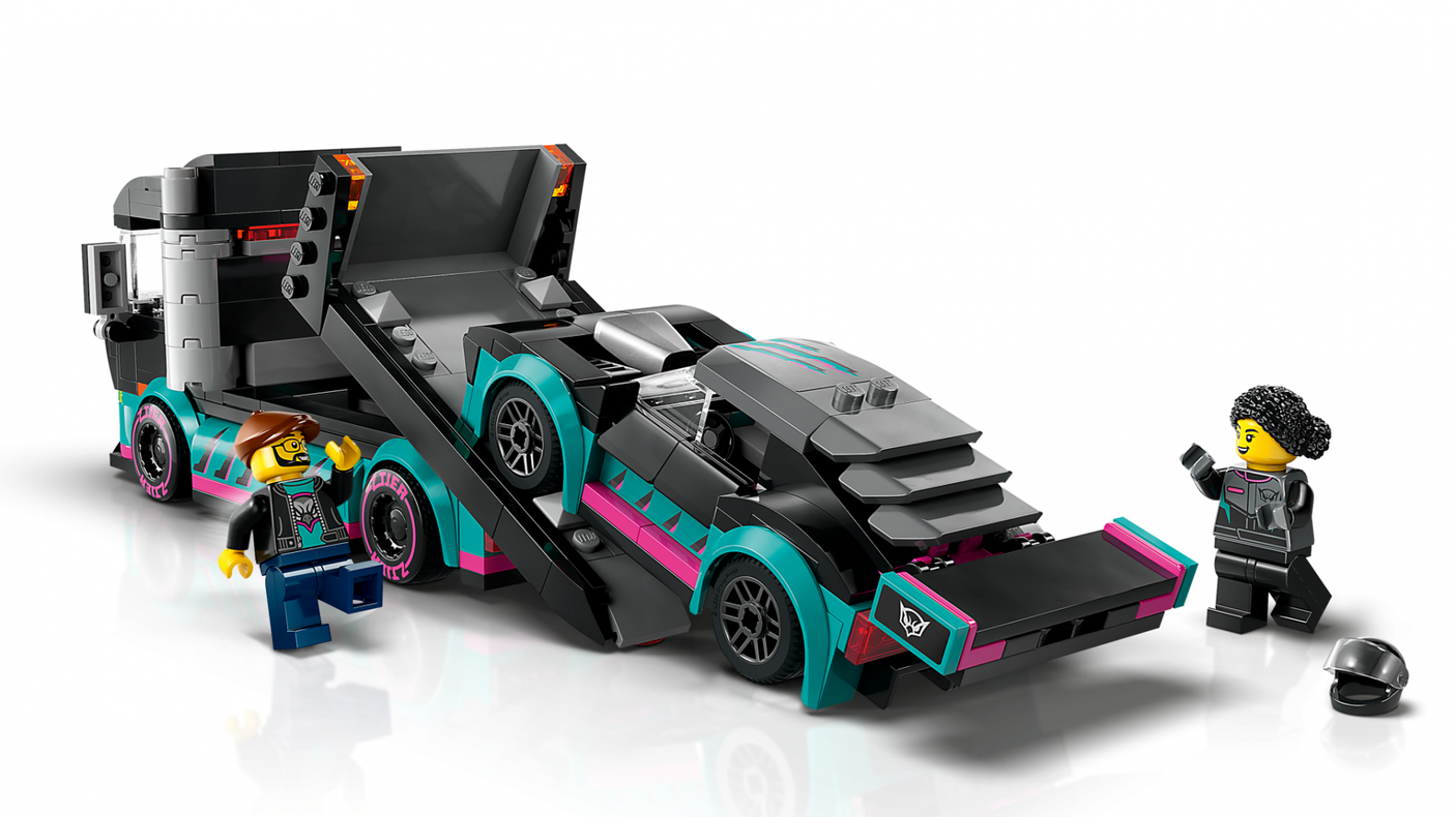 Masina Curse&camion Transp.lego 60406