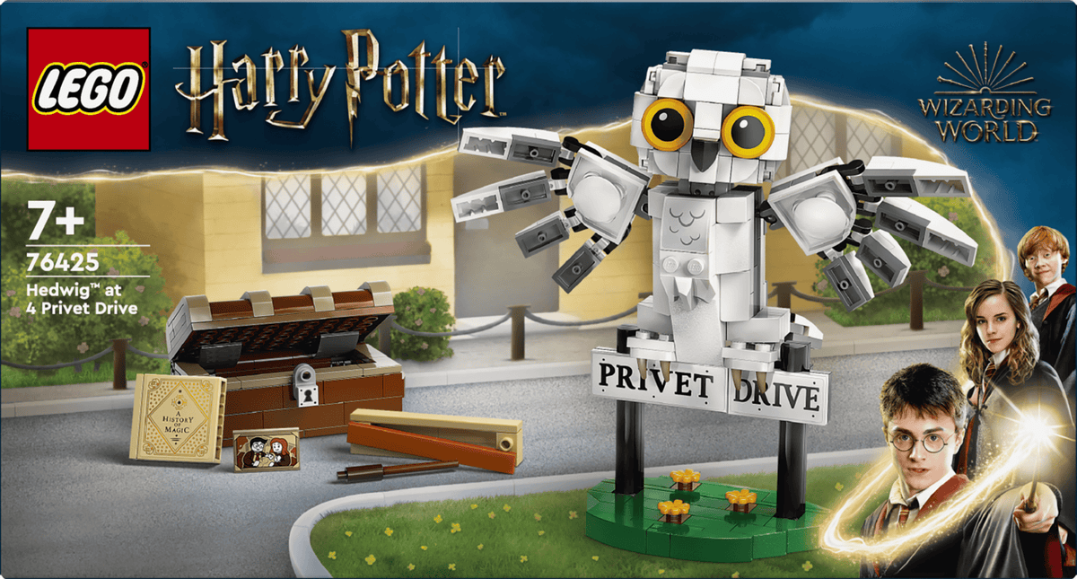 Lego Jucării Set Constructie LEGO Harry Potter 76425 | Hedwig pe Privet Drive Nr. 4