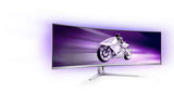 Philips Monitor Philips 49" 49M2C8900L/00, Curvature: 1800R, Diagonal (inch): 49, Diagonal (cm): 124.5, Aspect ratio: 32:9, Panel: QD-OLED, Resolution: 5120x1440, Refresh Rate: 144Hz, Response time GtG: 0.03m