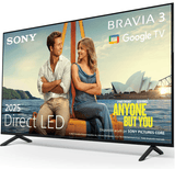 Sony Televizor Sony BRAVIA 3 LED 43S35, 108 cm, Smart Google TV, 4K Ultra HD, Clasa E