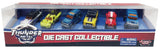 Macheta Die Cast, Set 6 Camionete 1/64, 7.5 Cm, Diverse Modele și Culori- Gri, Albastru, Rosu, Verde, Bleu, Alb, Verde Inchis, Maro, Portocaliu, Gri I