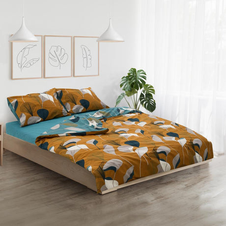 Heinner Lenjerie de pat Lenjerie de Pat Heinner HR-4BED-132-CLARA | Dubla, 100% Bumbac, 4 Piese