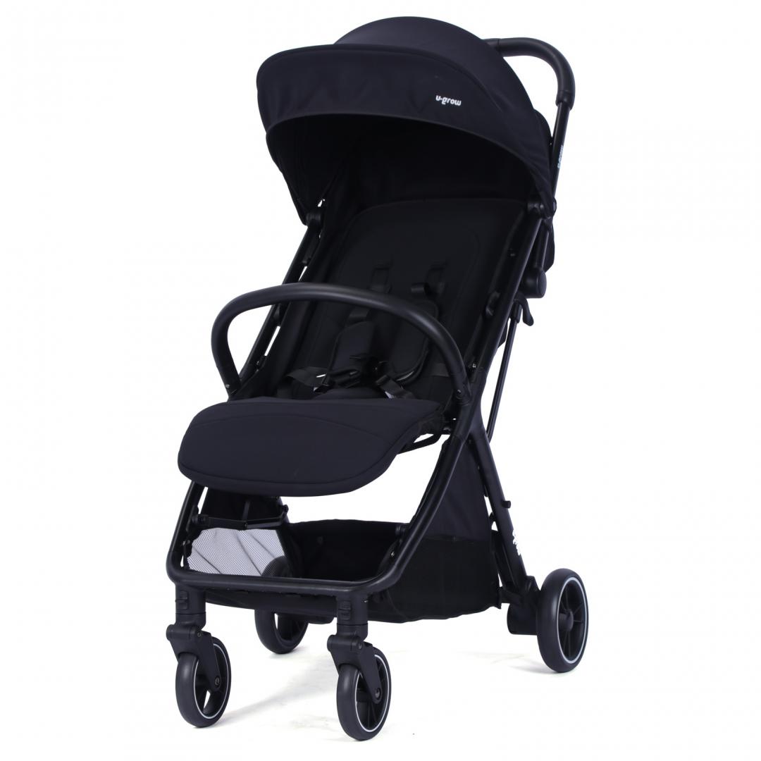 Carucior Sport U-grow Autofold, 0-48 Luni, Negru