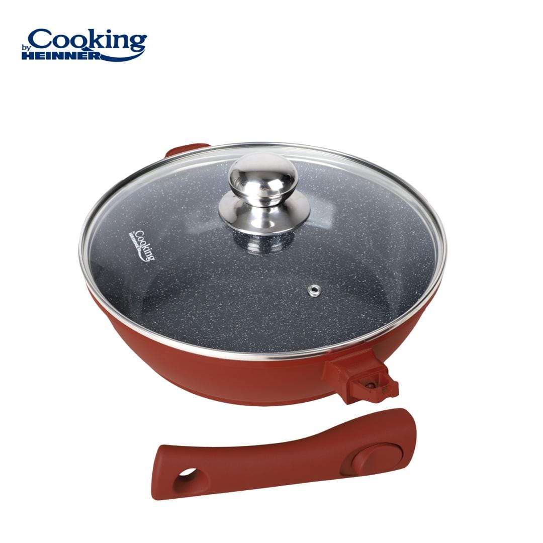 Heinner Tigaie Tigaie Heinner HR-JLG-26T | 26cm, Adanca 7cm, Aluminiu, Cu Capac