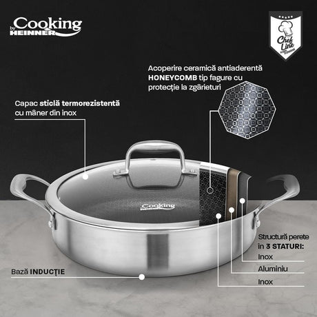 Heinner Cratita Cratita Heinner HR-MRK-30C | 30cm, 4.8L, Titanium3, Capac