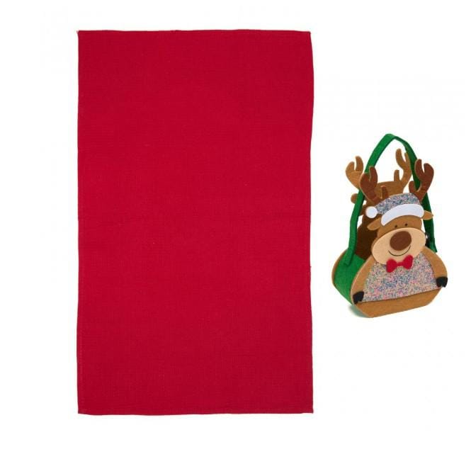 Heinner Set ustensile de bucatarie Prosop de Bucatarie Heinner HR-TWLBAG-RND | Cu Gentuta, Design Deer, Rotund
