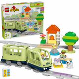 Set Constructie LEGO Vehicule 10427 | Tren de Aventura Interactiv