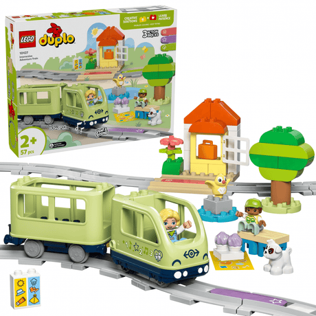 Lego Jucării Set Constructie LEGO Vehicule 10427 | Tren de Aventura Interactiv