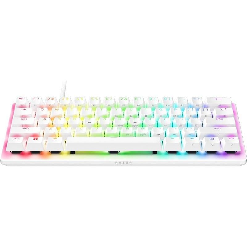 RAZER Tastatura Razer Huntsman V3 Pro Mini, swtich Razer™ Analog Optical Switch Gen-2, iluminare Razer Chroma RGB, US layout, alb