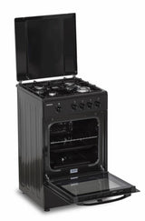 Heinner Aragaz Aragaz Gaz Heinner HFSC-SME50BK | 50cm, 4 Arzatoare, Negru, 50x50x85cm