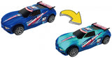 Masinuta cu Lumini, Sunete și Sistem Pullback Racer, Scara 1/24, Diverse Culori- Albastru, Verde și Roz — Cevodle